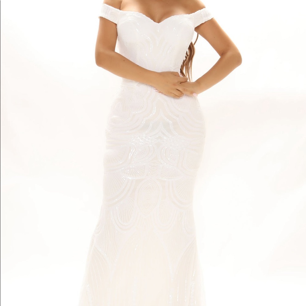 Impeccable taste sequin maxi dress